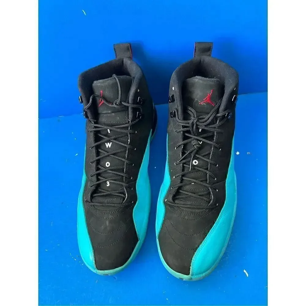 Nike Air Jordan 12 Gamma Blue Black Gym Red 130690-027 Size 14 with box